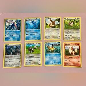 Pokémon Card Lot of 8 Growlithe Staryu Eevee Bronzong Zigzaggoon Skitty